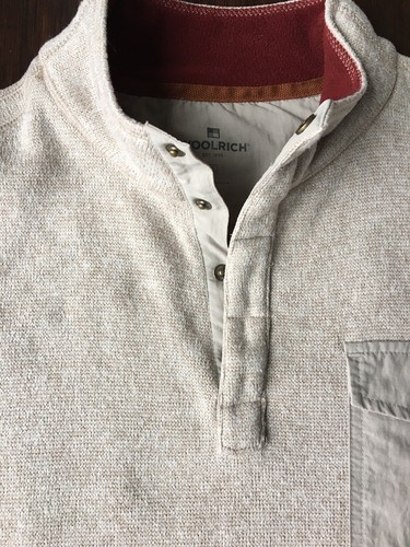 Suéter Chaqueta de Lanza a Snap para Hombre Woolrich Bronceado Beige XL - Imagen 2 de 12