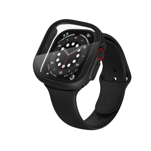 0.2mm Thin Cover Case Tempered Screen Protection For iWatch Series 8 Ultra 49MM - Photo 6 sur 14