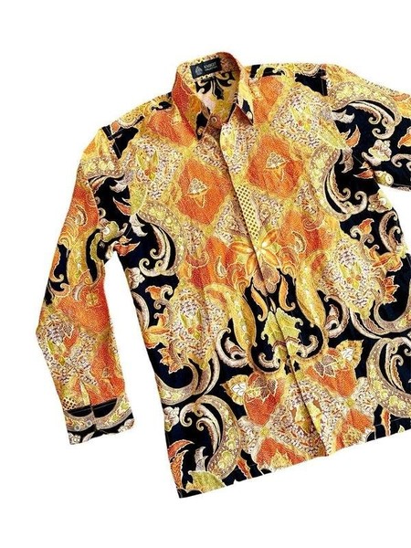 Men Shirt Multicolor Cotton 36 / S / 44