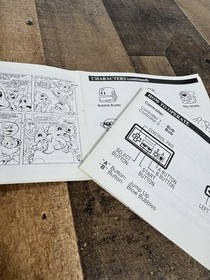 Bubble Bobble (Nintendo NES, 1988) w/manual *SEE PICS  *Cleaned Tested & Working