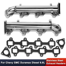 For Chevy Gmc Duramax Diesel 6.6l 2001-2016 Stainless Headers Manifolds Polished