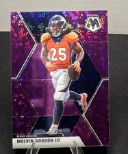 2020 Panini Mosaic - Melvin Gordon #110 Purple No Huddle Prizm /50