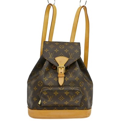 Best05  LOUIS VUITTON MONTSOURIS MM BACKPACK BAG MONOGRAM M51136 SP0060 RQ03779
