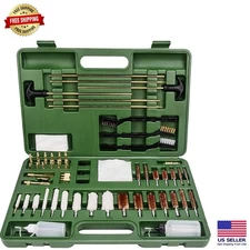 Universal Gun Cleaning Kit – Essential Supplies for All Firearms & Portable Case