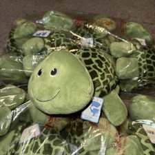 Peluche de peluche de animal grande cara sonriente con caparazón manchado tortuga bebé GUND