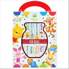 Disney Baby: Winnie the Pooh - My First Library - 12 Board Book Set - First ...