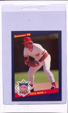 1986 Donruss All-Stars Pete Rose Oversized Jumbo #34 Reds (b)