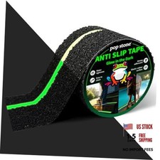 Waterproof Anti-Slip Traction Tape, Glow-in-the-Dark 4" X 16.5ft Patio Night