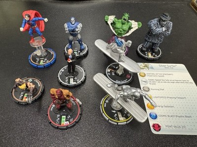 Hero Clix Set Rare and Special Figures Lot Of 9