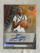 KELIS FISHER 2025-26 Bowman U Best Gold Greatness Awaits Auto /50 UCONN