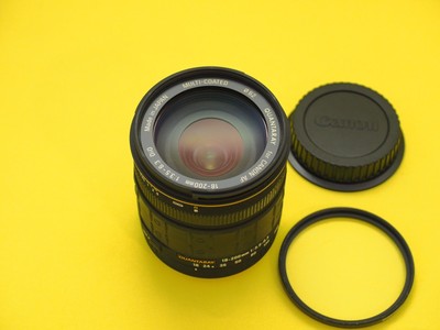 Quantaray 18-200mm 1:3.5-6.3 DiO SLR Camera Lens for Canon EF EF-S WORKING