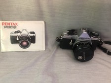Pentax ME Super 35mm SLR Film Camera 50mm Lens Manual Untested