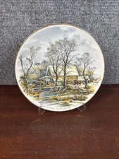 1986 Heritage House "Winter in the Country" Currier and Ives Limited Ed