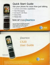 PANTECH breeze C520 User Guide  Quick Start Guide AT T