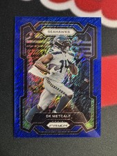 2023 Panini Prizm DK Metcalf Blue Shimmer Prizm/25 #257 Seattle Seahawks