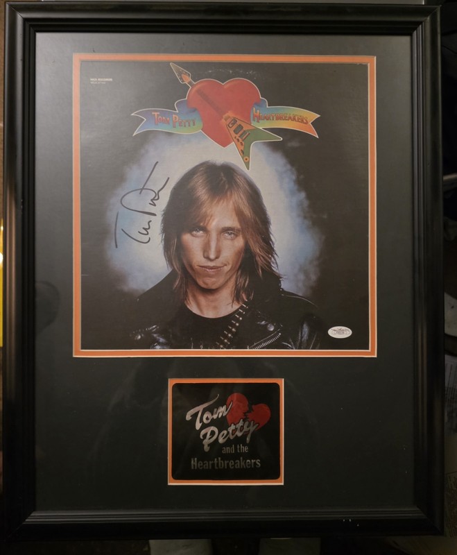 Tom Petty Signed First Album Vinyl Record James Spence COA