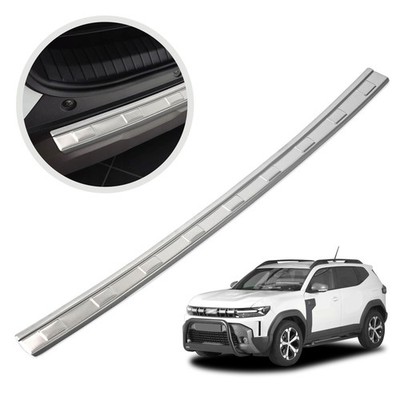 Load sill guard for Dacia Duster III (DJF) 2024-brushed silver