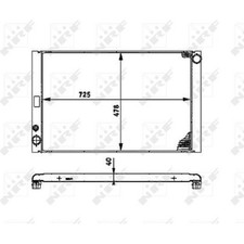 NRF 53716 Kühler Motorkühlung für AUDI A8 D3 4E2 4E8