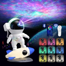 FlyEagle Astronaut Galaxy Projector, Star Nebula Projectors with Rocket Lamp