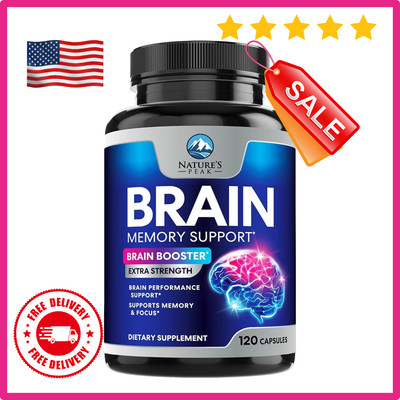 Brain Memory Supplement Pills - Nootropics Support for Concentration for Clarity