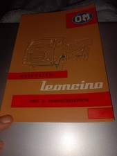 LIBRETTO USO E MANUTENZIONE  AUTOCARRO  OM LEONCINO 2°EDIZIONE 1964