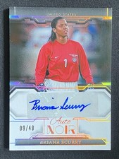 Briana Scurry 2024-25 Panini Noir Soccer Auto Color Auto /49 #AC-BS