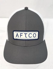 AFTCO Mesh-Back Gray Snapback Hat Cap “NWOT”