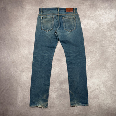 Railcar Fine Goods Selvedge Denim Jeans Mens 34x33'' Faded Distressed Honeycomb