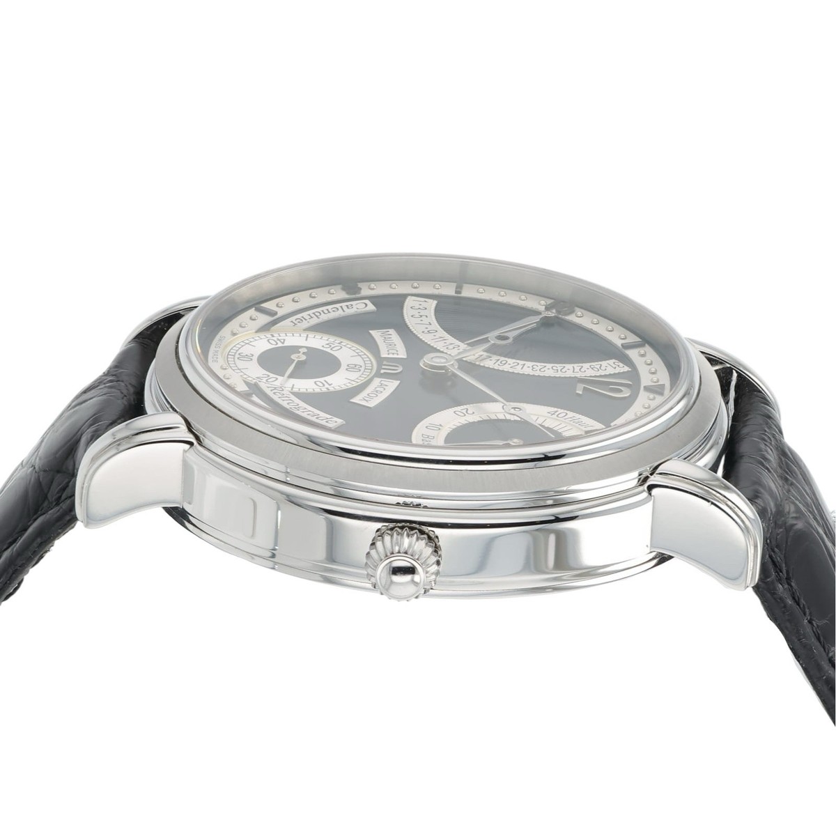 Maurice Lacroix Masterpiece Black Dial Stainless Steel 44mm Manual