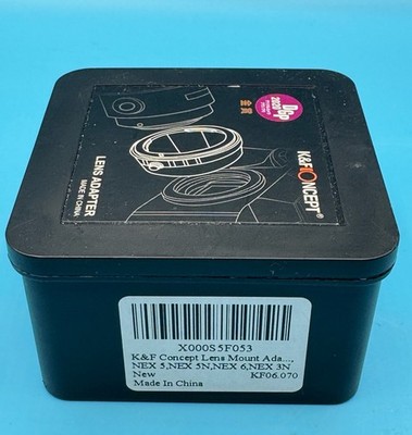 K&F Concept Nikon(G)-NEX Adapter to Nikon (G) Sony NEX / E Mount (KF06.070) New