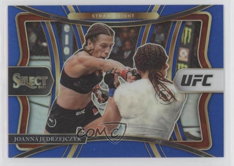 2021 Panini Select UFC Premier Level Blue Prizm 20/49 Joanna Jedrzejczyk 1b8
