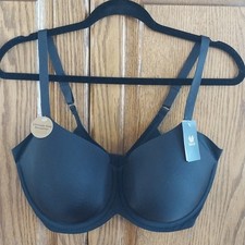 Wacoal NWT Women's 36G Ultimate Side Smoother Underwire T-Shirt Bra Black 853281
