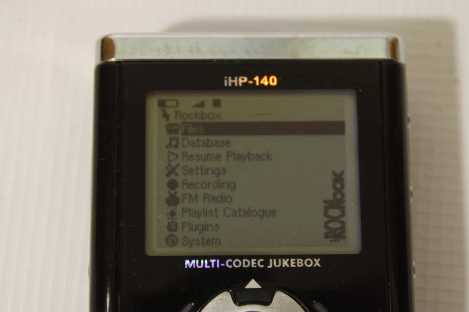 Jukebox iRIVER iHP-140, MP-3, multi-codec. (ref K 375) - Imagem 4 de 4