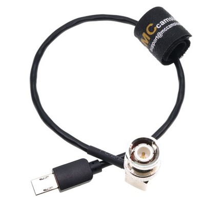 BNC to Micro USB Timecode Cable for Sony FX3 FX30 A7S3 Zaxcom Zoom F8 F8n