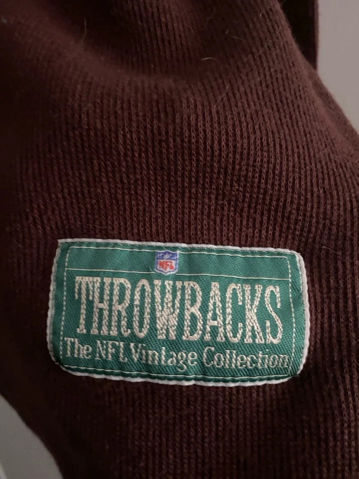 1995 Vintage NFL Throwback Jim Brown 32 Browns Suéter 100% Algodão Extra Grande Masculino - Imagem 3 de 4