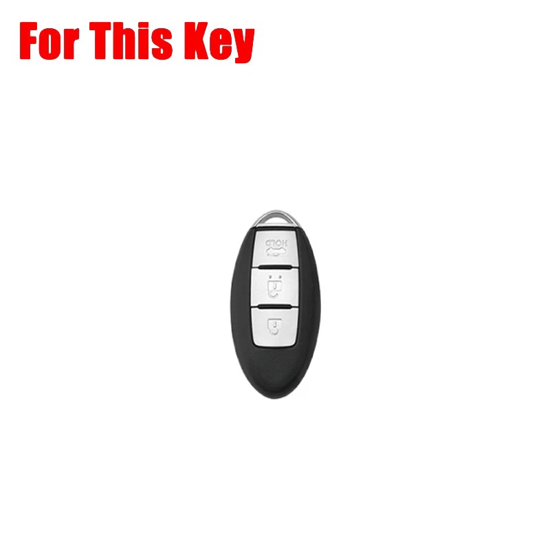Genuine Leather Car Key Fob Case Cover For Infiniti Q50 QX50 QX60 G25 JX35 QX70 Foto 2 de 4