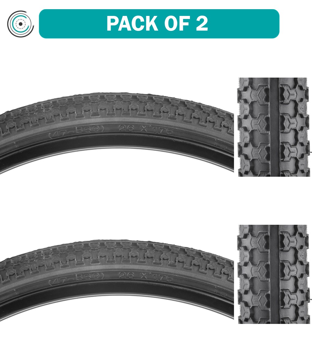 Комплект из 2-х светодиодов Sunlite MTB Rised Center 26x175 Wire TPI 40 ЧерныйЧерно-красный Дорожный 10890₽