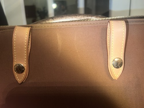 Louis Vuitton Monogram Leather Carry-On Rolling Luggage with Retractable Handle