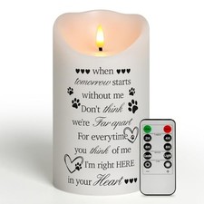Dog Memorial Gifts for Loss of Dog Sympathy When Tomorrow Start Without Me