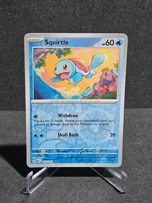 Squirtle 007/165 Common 151 Reverse Holo NM Pokemon Englisch English EN MEW