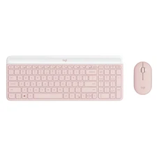 Logitech MK470 Slim Wireless Keyboard and Mouse Combo  - Pink