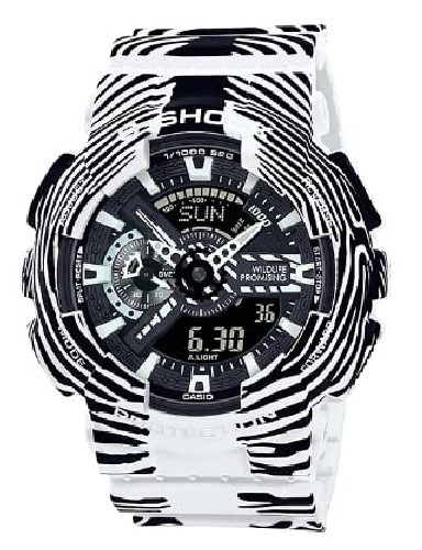 CASIO watch G-SHOCK GA-110WLP-7A Mens Zebra print Chronograph