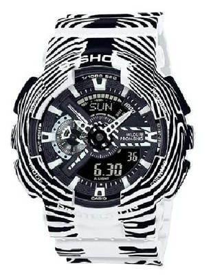 CASIO watch G-SHOCK GA-110WLP-7A Mens Zebra print Chronograph