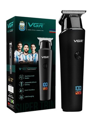 VGR V-937 Professional Hair Trimmer for Men,V-937,Black