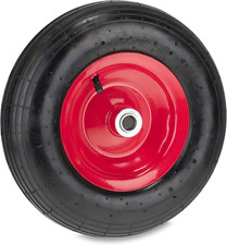 Ruota per Carriola 3.50-6, Ad Aria, Pneumatico Di Scorta per Carretti, 2 PR, Cer