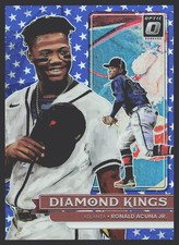 2022 Donruss Optic #16 Ronald Acuna Jr. Spirit of '76 Prizm #/76 SN