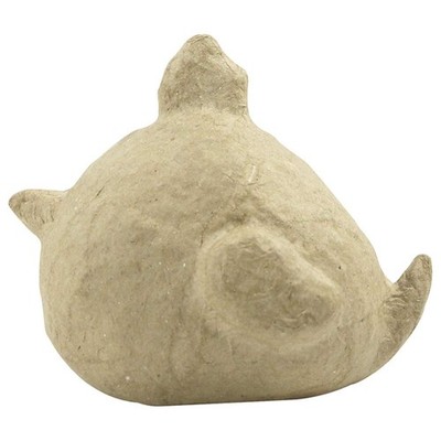 Décopatch AP164C Henne aus Pappmaché 7.5x8.5x7.5 cm