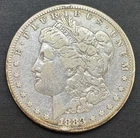 1883-S Morgan Dollar United States 90% Silver $1 Coin F/VF Circulated