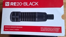 Black EV Electro Voice RE20 Microphone