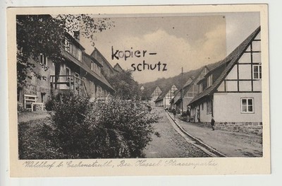 AK  Helsa - Waldhof-Siedlung bei Eschenstruth ,  Strassenpartie   alt !!